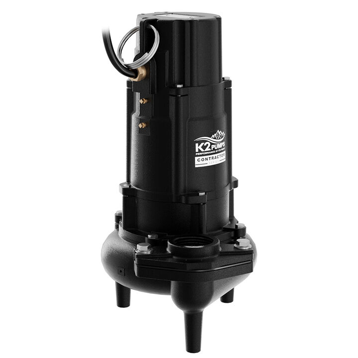 K2 Pumps CONTRACTOR SERIES 1/2 HP 2in Manual Sewage Pump, large image number 2