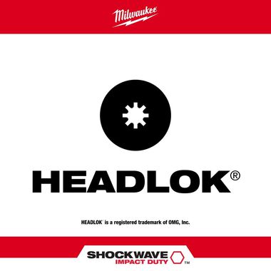 Milwaukee SHOCKWAVE 2-Piece Insert Bits for HeadLOK Wood Screws (2 Pack), large image number 1