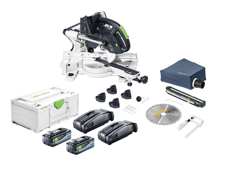Festool KSC 60 EB Cordless 18V Miter Saw Kit