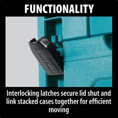 Makita 12-1/2 in. x 15-1/2 in. x 11-5/8 in. X-Large Interlocking Case