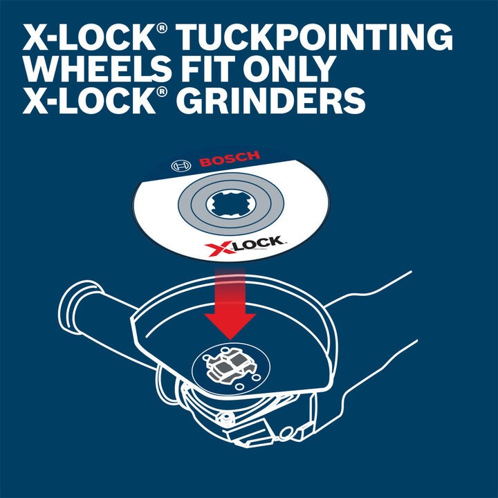 Bosch 4-1/2 Inch X-LOCK Tuckpointing Blade, large image number 4