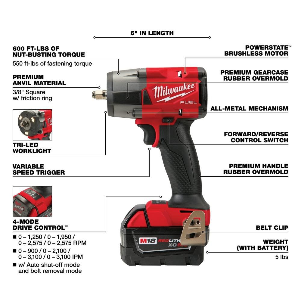 Milwaukee mid torque gen 2 best sale