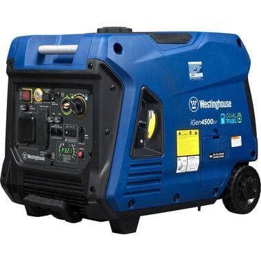 Westinghouse Outdoor Power iGen Dual Fuel Inverter Portable Generator 3700 Rated 4500 Surge Watt with Remote Start, large image number 6