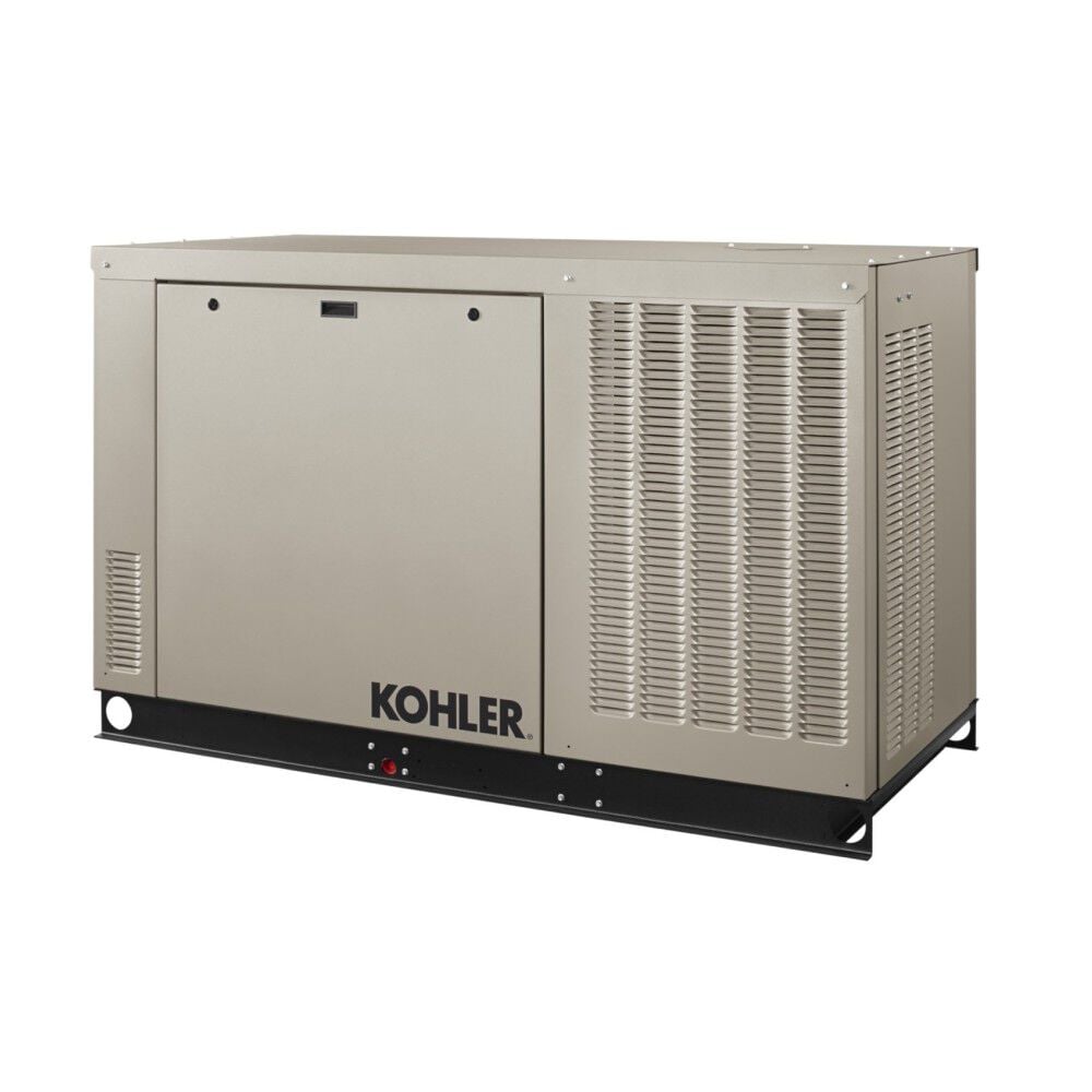 Kohler Power 30, 000 Watt (30kW) Dual Fuel 49-State Liquid-Cooled Home Standby Generator – 30RCLA-QS4