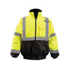 Occunomix Hi-Vis Yellow Value Black Bottom 2-in-1 Bomber Jacket Medium, small image number 1