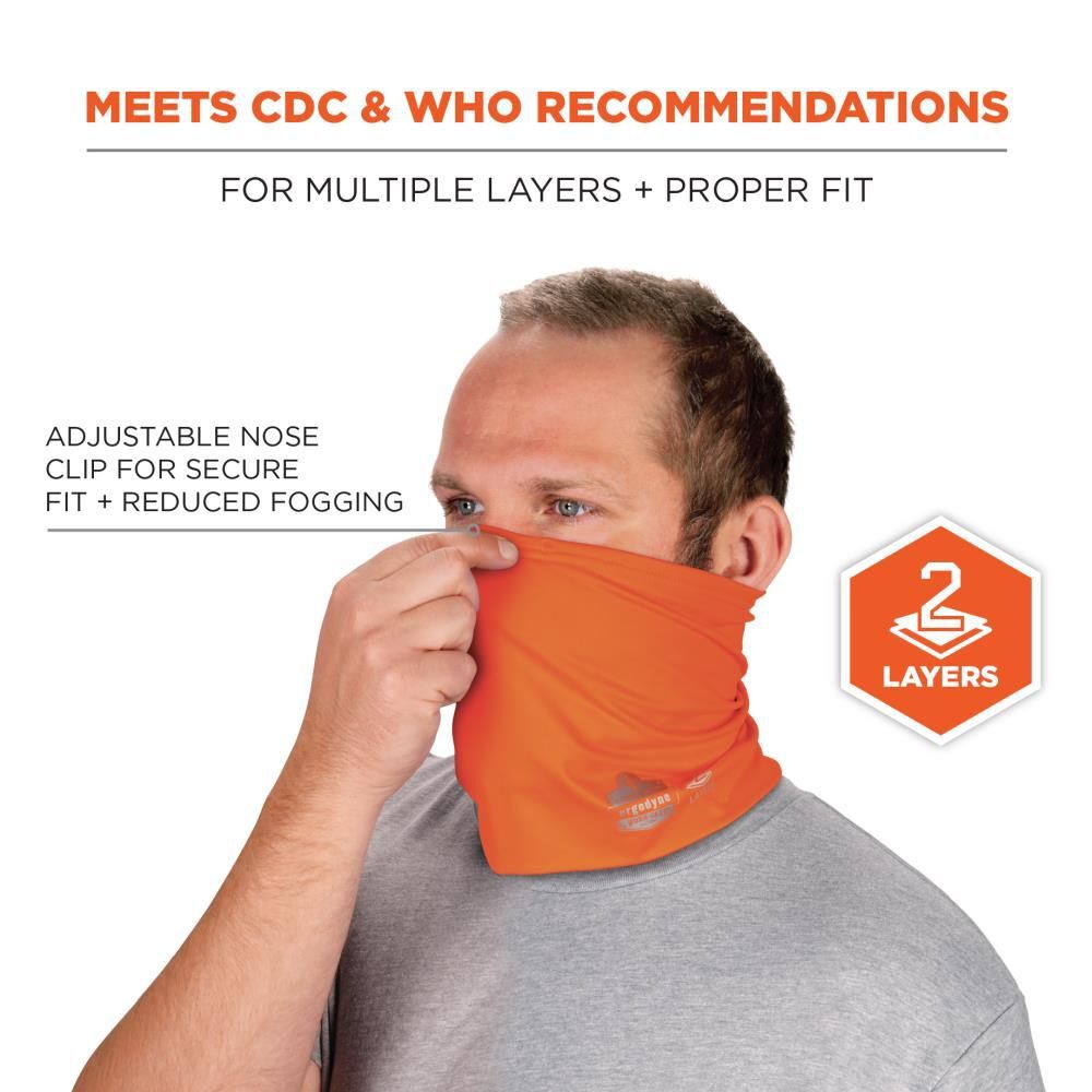 Ergodyne Chill Its 6489 2 Layer Cooling Multi Band Orange, large image number 2