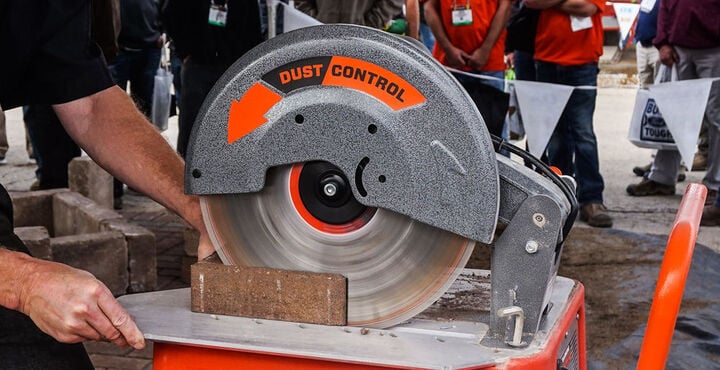 iQ Power Tools 14 in Masonry Saw with Built In Dust Control Vacuum System, large image number 5