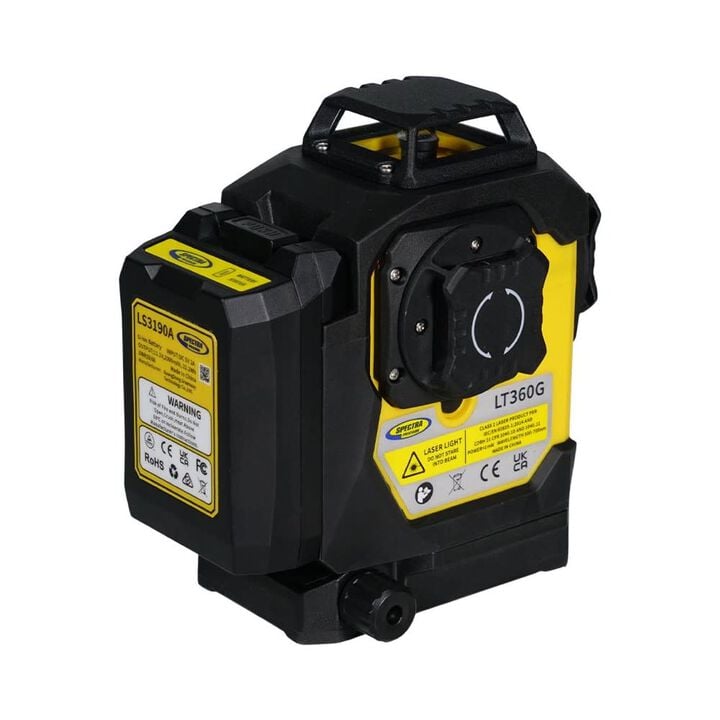 Spectra Precision Lithium 2000 mAh 11.1V Green Beam Cross Line Laser Kit, large image number 6