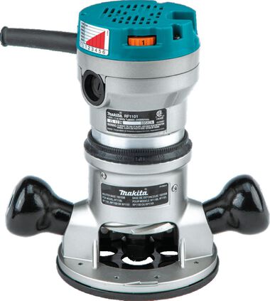 Makita Router 11-Amp 2-1/4 HP Motor with 1/2in and 1/4in Collets, large image number 0