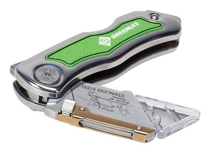 Greenlee Promotional Folding Utility Knife with Retractable 3-Position Serrated Blade, large image number 6