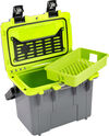 Pelican Polypropylene Personal Cooler with Handle, 14 Quarts, Gray and Green, small image number 5