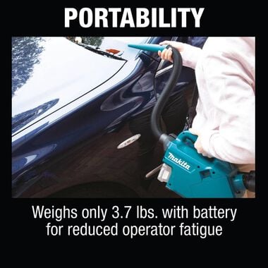Makita 12V Max CXT Lithium-Ion Cordless Vacuum (Bare Tool), large image number 11