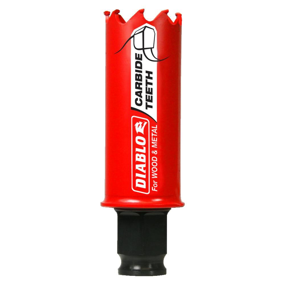 Diablo Tools 1-1/16in (27mm) Carbide-Tip Wood & Metal Holesaw, large image number 1