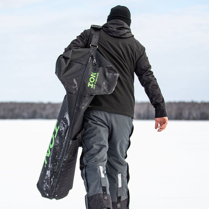 Ion Auger Carry Bag, Storage, Lithium-ION Ice Auger, Extension Pocket, Augers, Black, large image number 3