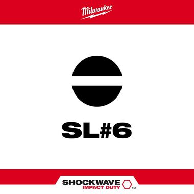 Milwaukee SHOCKWAVE 2 in. Impact Slotted 1/8 in. Power Bit, large image number 1