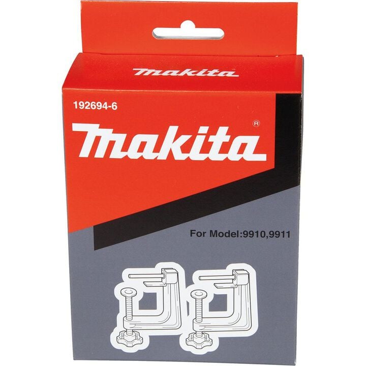 Makita 2-Piece Clamper Set for GSB01 3 Inch x 21 Inch Belt Sander, large image number 4