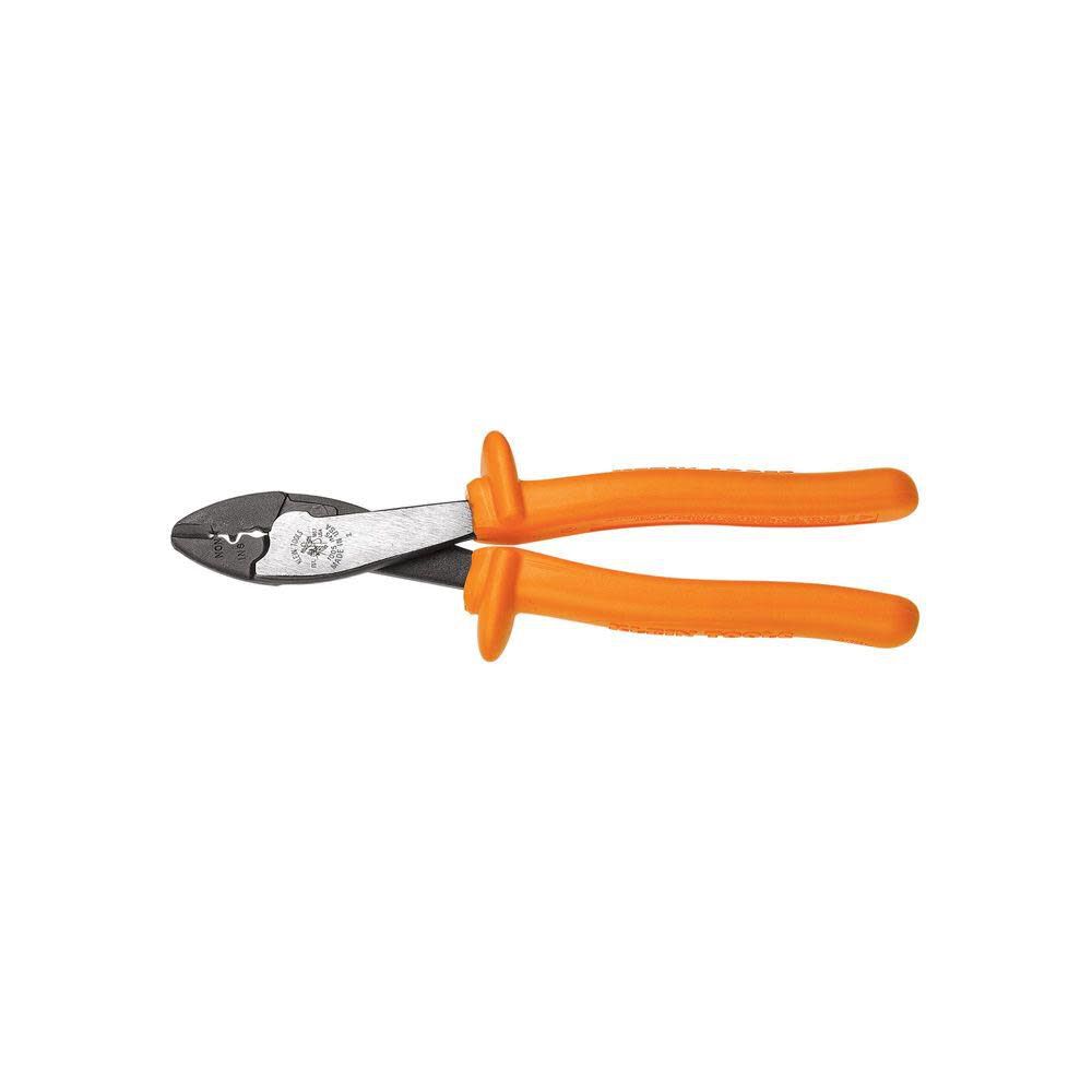 Klein Tools Insulated Crimping/Cutting Tool, large image number 1