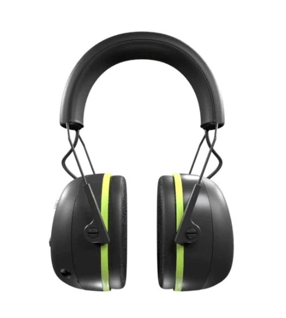 ISOtunes AIR DEFENDER Earmuff Bluetooth Black/Safety Green, large image number 2