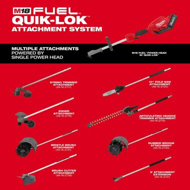 Milwaukee M18 FUEL 10inch Pole Saw with QUIK LOK Reconditioned (Bare Tool), large image number 7