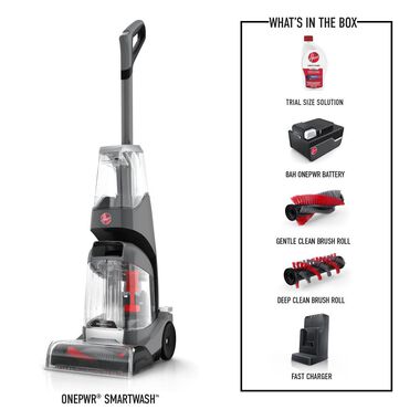 Hoover Residential Vacuum ONEPWR SmartWash Cordless Carpet Cleaner Machine, BH50700V, large image number 10