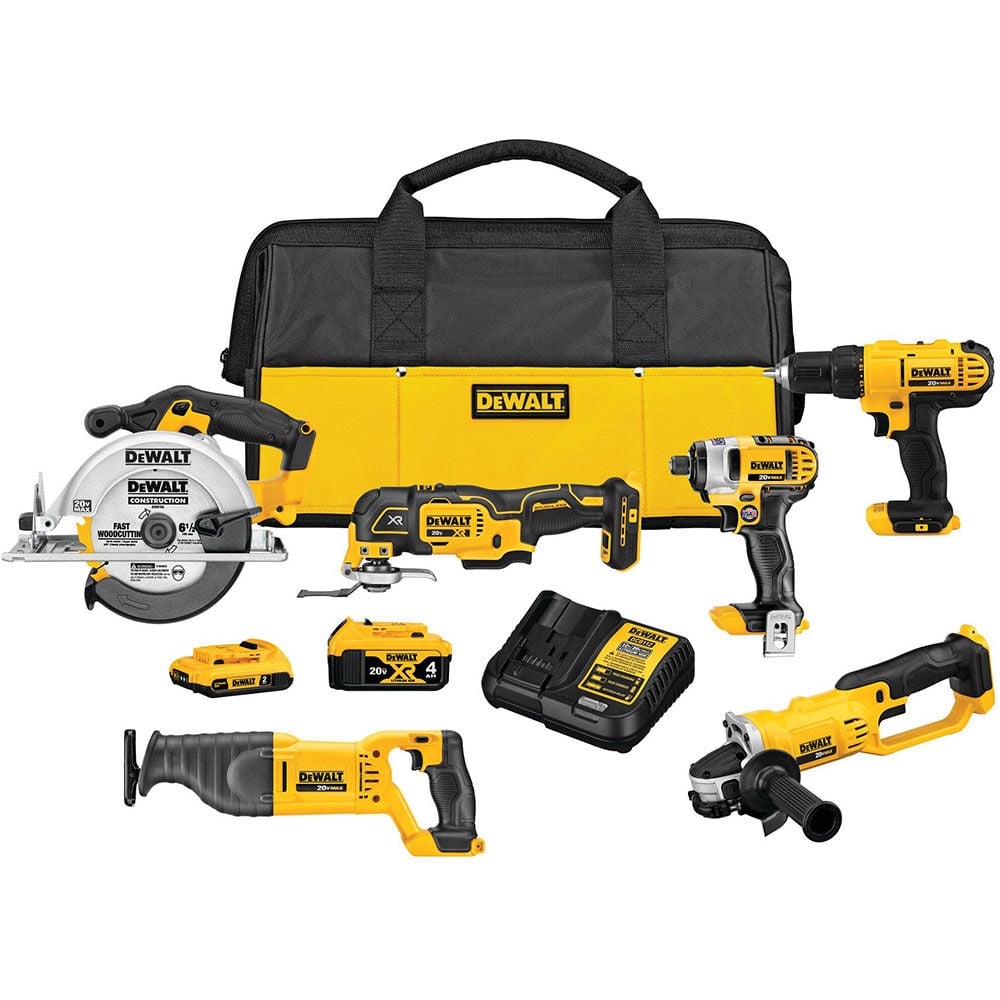 DEWALT 20V 6 Tool Combo Kit, large image number 1