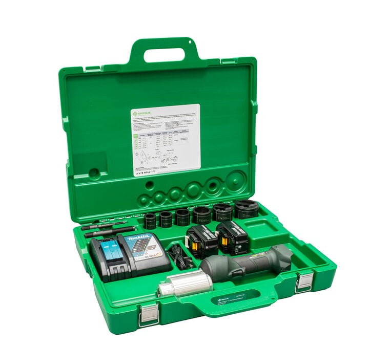 Greenlee Intelli-PUNCH Battery-Hydraulic Knockout Kit with Slug-Buster 1/2 Inch - 2 Inch, large image number 2