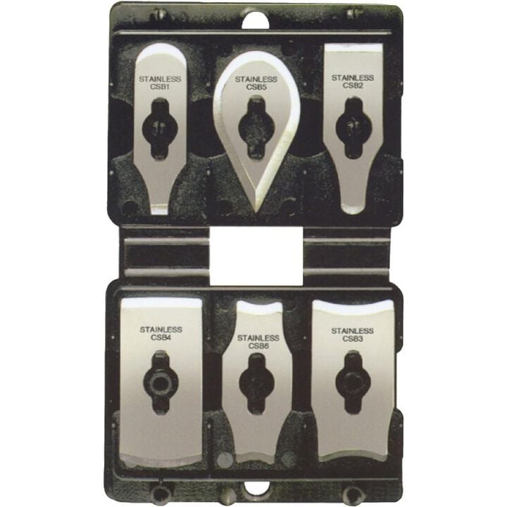Allway Tools CS6 Soft-Grip Contour Scraper Set with 6 Blades & Blade File, large image number 2