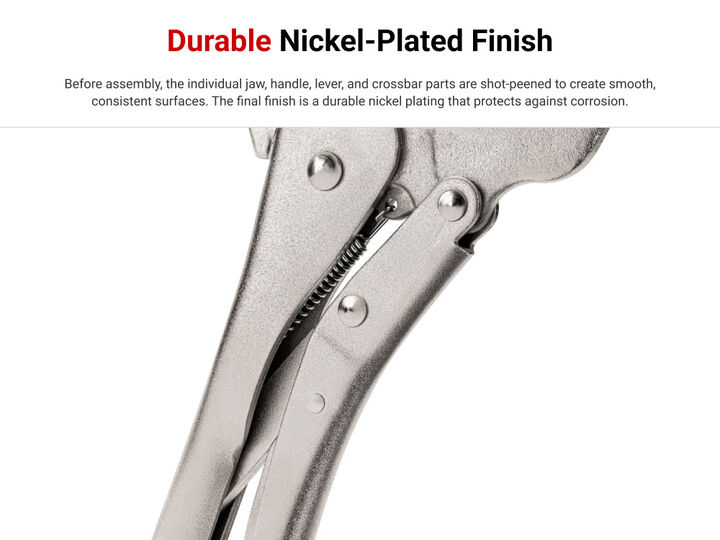 Tekton Locking Pliers and C-Clamp Set, 10 Pieces, large image number 4