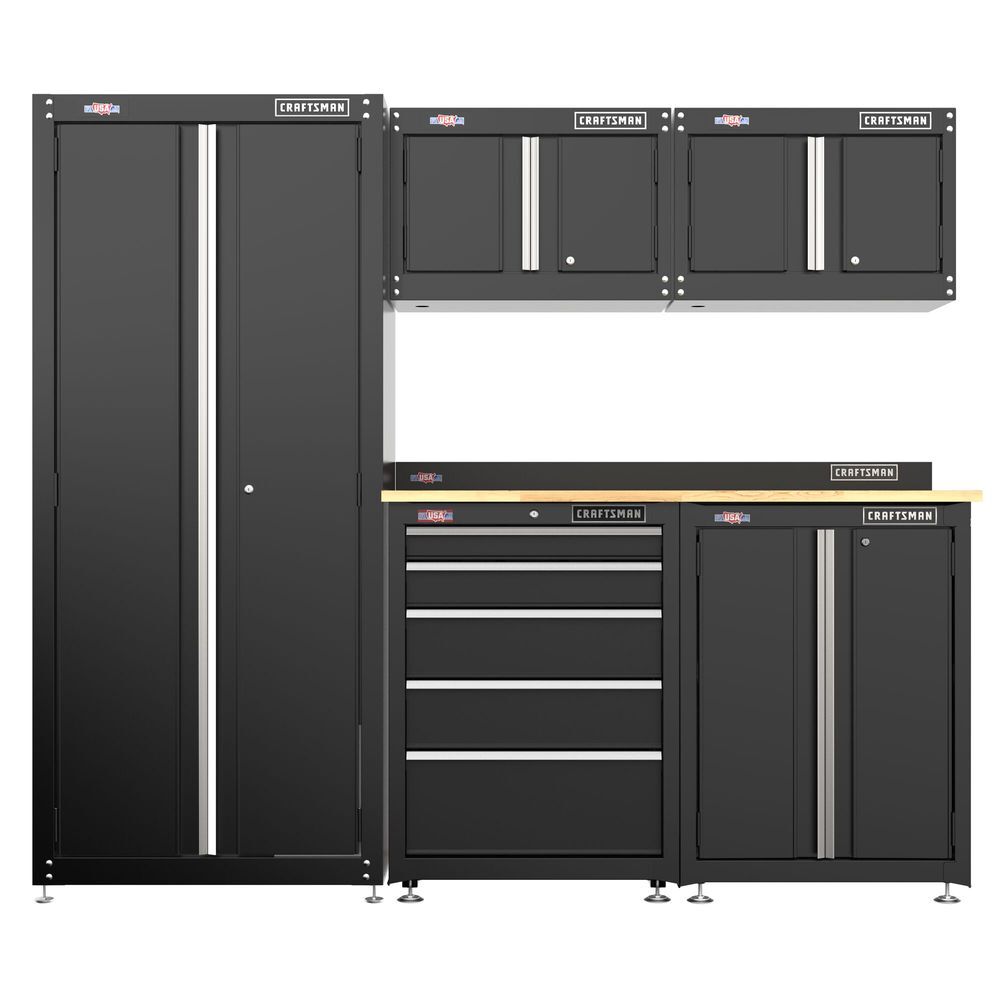 CRAFTSMAN S2000 Series 18 Inch Tall Wall Cabinet, Black, large image number 8