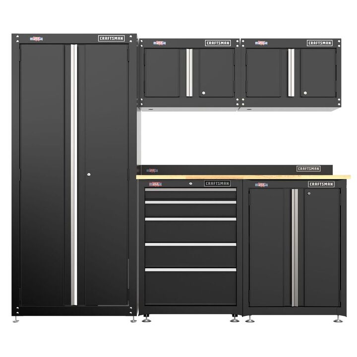 CRAFTSMAN S2000 Series 18 Inch Tall Wall Cabinet, Black, large image number 7