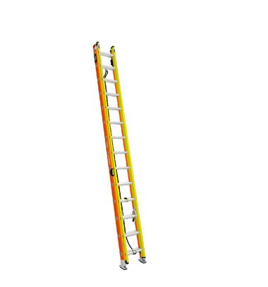 Werner Glidesafe Extension Ladder Fiberglass Tri Rung Type IA 28', large image number 0