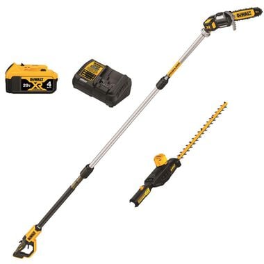 DEWALT 20V MAX Lithium-Ion Cordless Pole Saw and Pole Hedge Trimmer Combo Kit