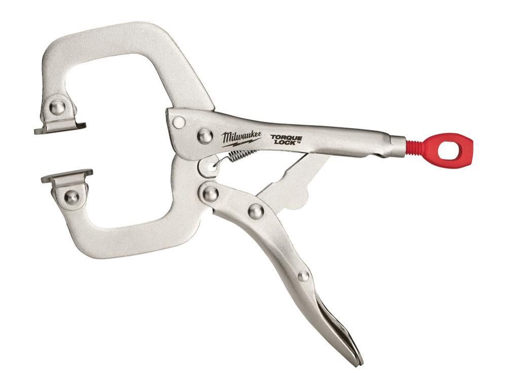 Milwaukee 6 Inch TORQUE LOCK Locking C-Clamp With Swivel Jaws, large image number 3
