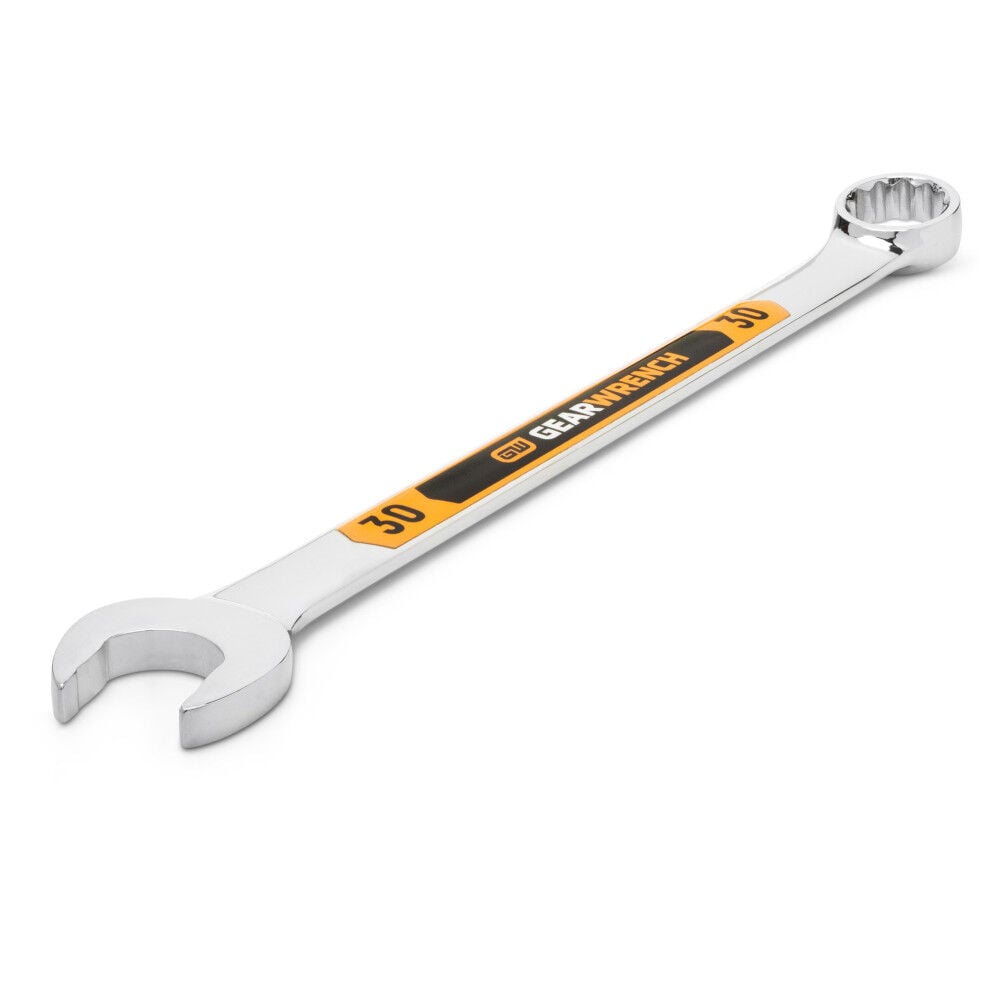 GEARWRENCH 30mm 12 Point Hi-Viz Long Pattern Combination Wrench, large image number 5