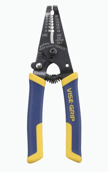 Irwin 6 In. Wire Stripper/Cutter with ProTouch Grips, large image number 0
