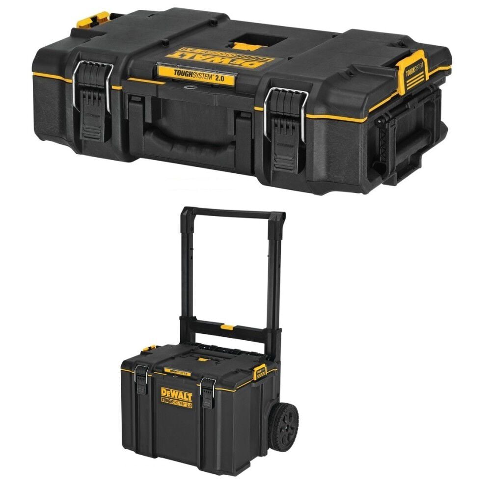 DEWALT ToughSystem 2.0 Toolbox & ToughSystem 2.0 Rolling Toolbox Bundle – DEW000011325