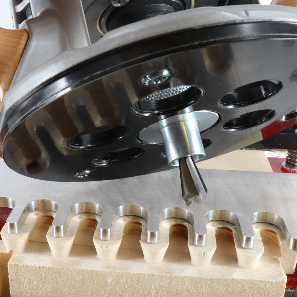 Milescraft Metal Bushing Set 10 piece Router Template Guide Set with