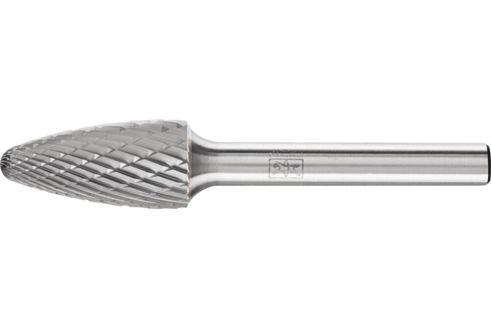 Pferd Carbide Bur Sf-5 Tree Shape Double Cut 1/2 Inch X 1 Inch X 1/4 Inch Shank