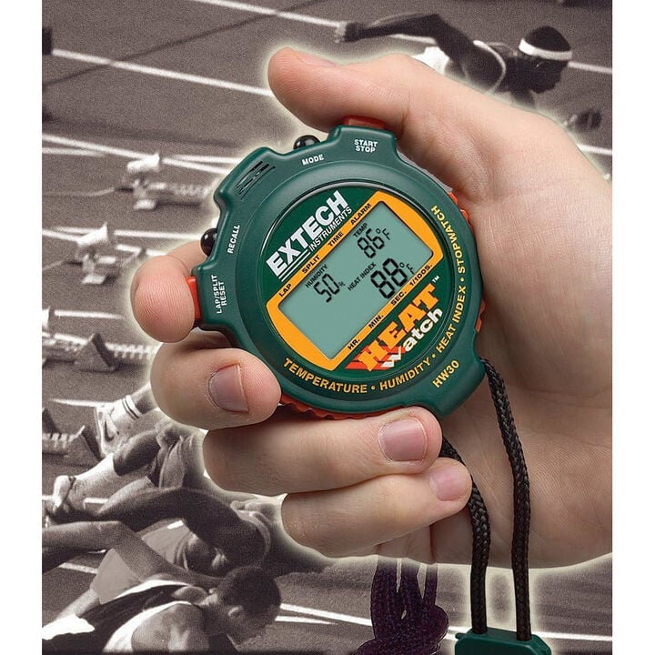 Extech HeatWatch Multifunction Stopwatch with Heat Index, Humidity, large image number 1