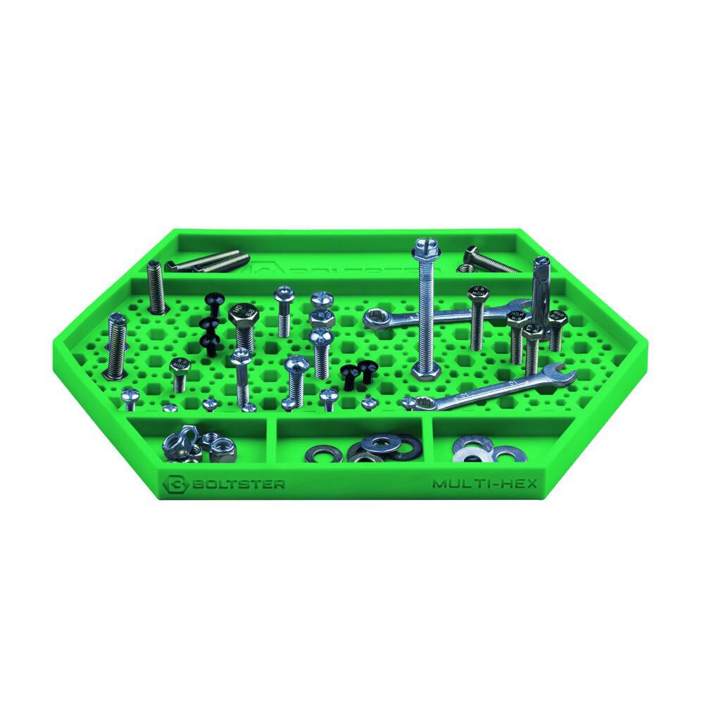 Boltster Multi-Hex Magnetic Fastener Organizer Tray Green, large image number 3