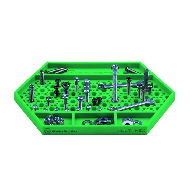 Boltster Multi-Hex Magnetic Fastener Organizer Tray Green, large image number 2
