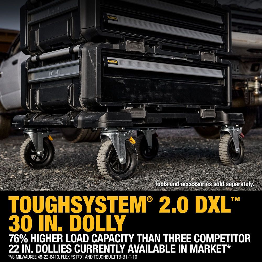 DEWALT TOUGHSYSTEM 2.0 DXL 30 Inch Workstation Dolly, large image number 11
