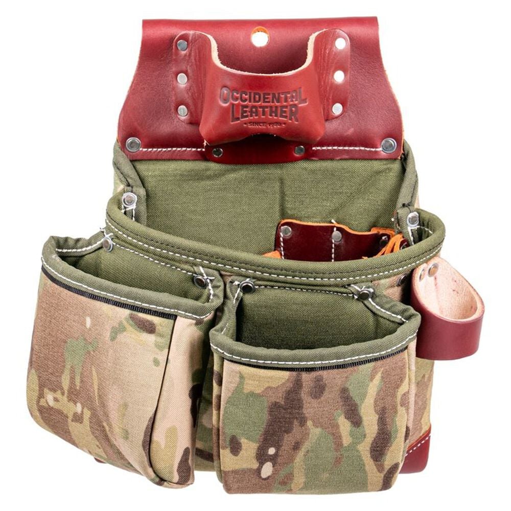 Occidental Leather Oxylights 3 Pouch Tool Bag with Tape Holder MultiCam and Oxy Red, large image number 1