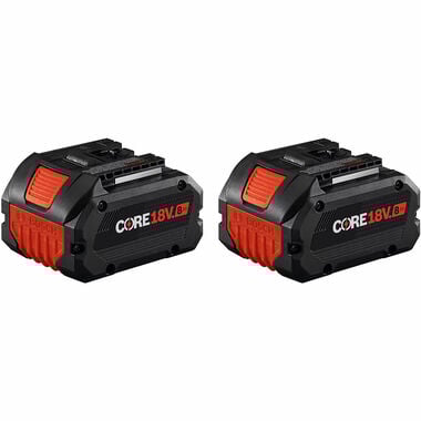 Bosch CORE18V Battery Lithium Ion 8Ah PROFACTOR Performance 2 Pack