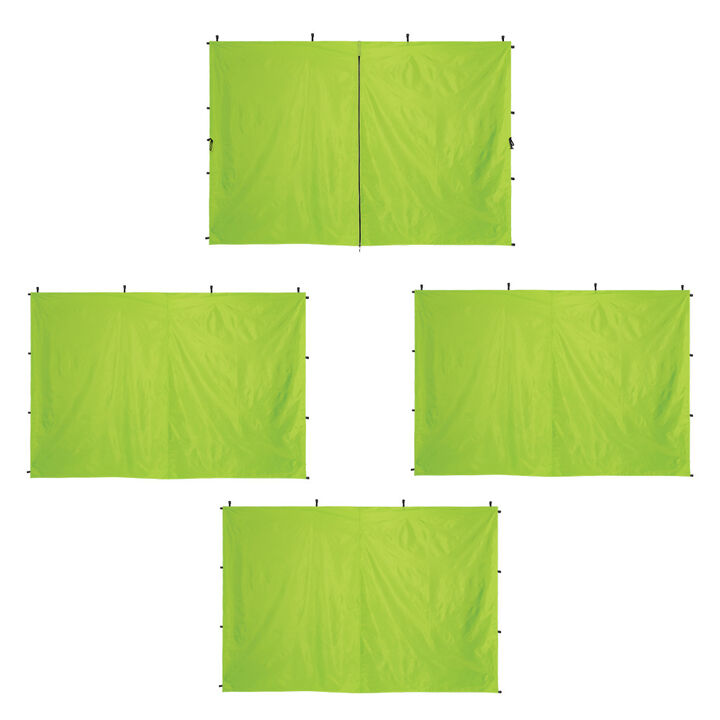 Ergodyne Pop-Up Tent Sidewall Kit Hi-Vis Green, large image number 6