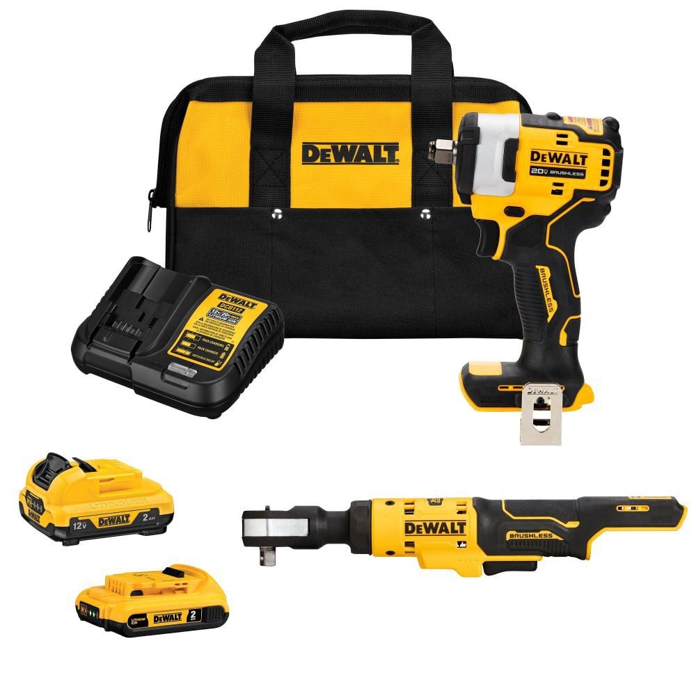 DEWALT 12V/20V MAX Brushless 2-Tool Combo Kit – DCK206D1F1