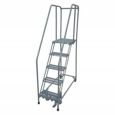 Cotterman Series 1000 5 Step X 26in W A3 Tread Step Ladder w/handrails, large image number 0
