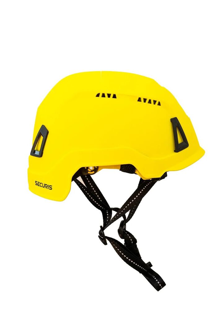 SECURIS Type II Class C Construction Grade Micro-Brim Hard Hat Yellow, large image number 1