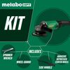 Metabo HPT 11-Amp 5in Non-Locking Trigger Switch Angle Grinder, small