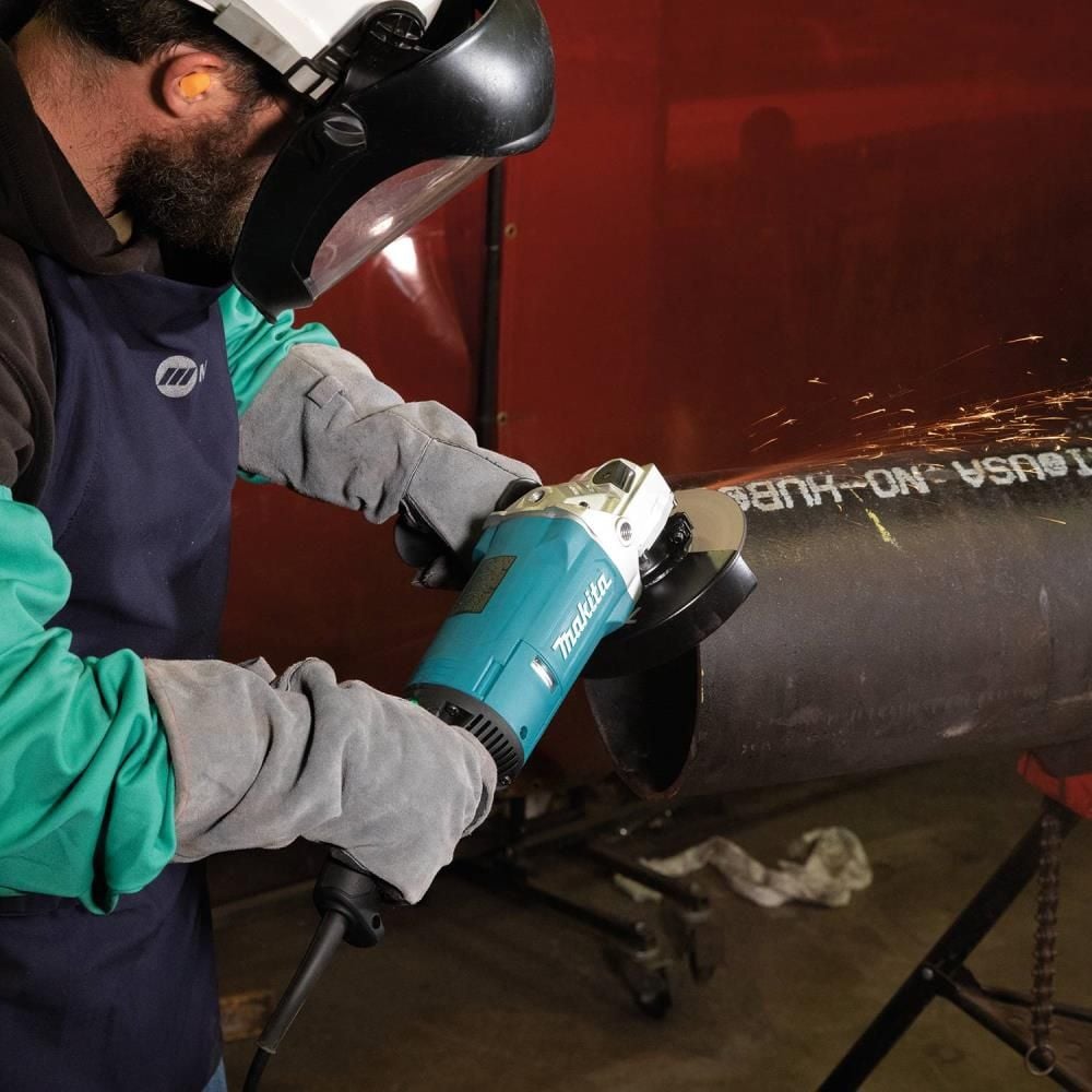 Makita 7in Angle Grinder with Lock-On Switch, large image number 3